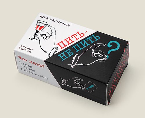 Игра карточная Пить не пить для общительных людей с большим количеством друзей...